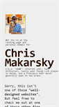 Mobile Screenshot of chrismakarsky.com