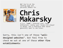 Tablet Screenshot of chrismakarsky.com